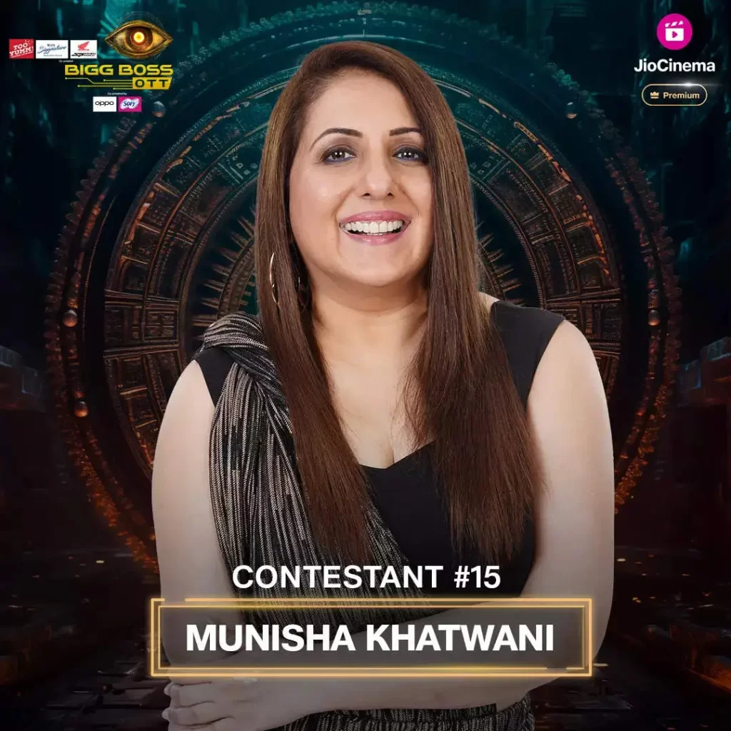 Munisha Khtawani - Bigg Boss OTT 3 All Contestant list